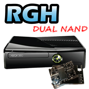 Pose RGH DUAL NAND XBOX 360 SLIM